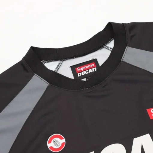SUP x Ducati Racing Jersey T-Shirt in Black - 511 - spm0000511 - Image 3