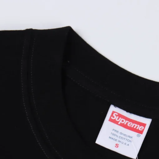 SUP Cross Box Logo T-Shirt in Black - 512 - spm0000512 - Image 3
