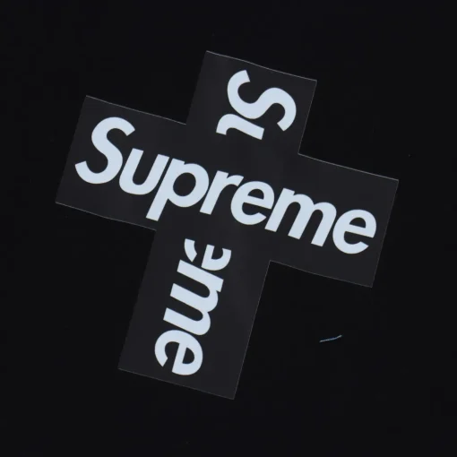 SUP Cross Box Logo T-Shirt in Black - 512 - spm0000512 - Image 5