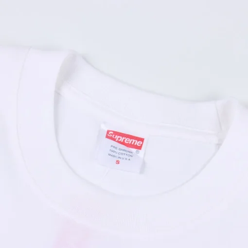 SUP Cross Box Logo T-Shirt in White - 513 - spm0000513 - Image 3