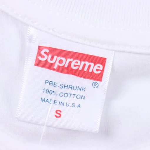 SUP Cross Box Logo T-Shirt in White - 513 - spm0000513 - Image 4