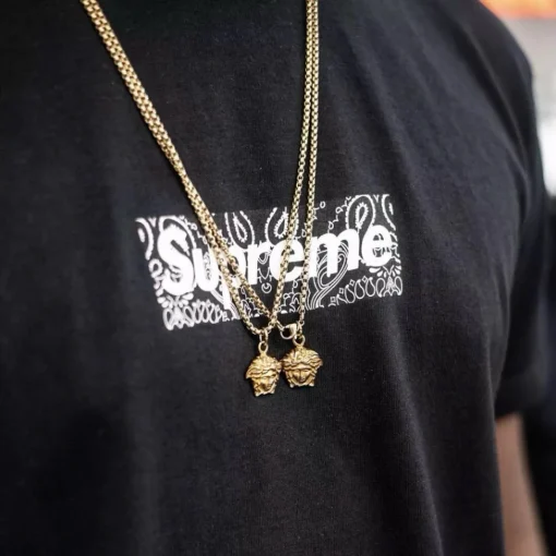 SUP Box Logo Zebra Print T-Shirt in Black - 514 - spm0000514 - Image 10