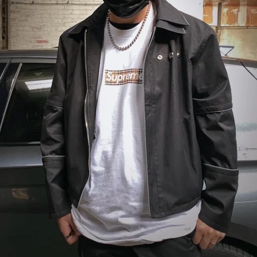 SUP x BUR Box Logo T-Shirt in White - 517 - spm0000517 - Image 10
