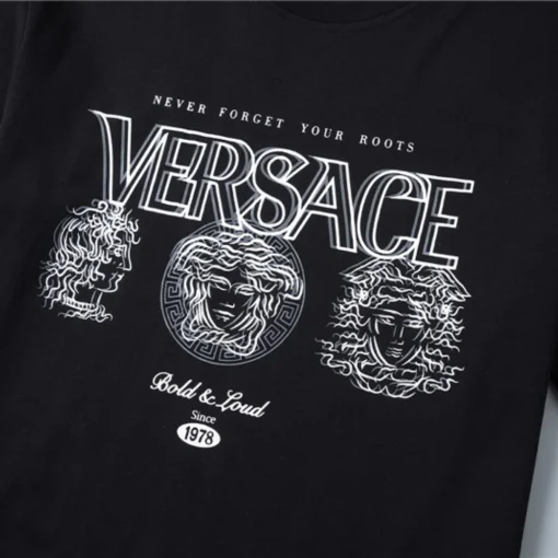 VS Medusa Logo T Shirt in Black - vs0000083 - Image 6