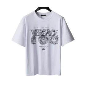 VS Medusa Logo T Shirt in White - vs0000084