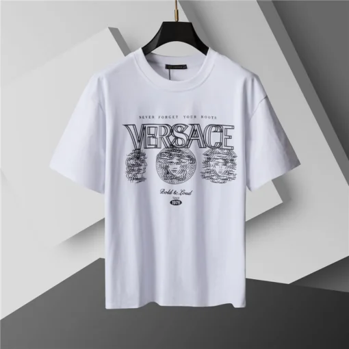 VS Medusa Logo T Shirt in White - vs0000084 - Image 2