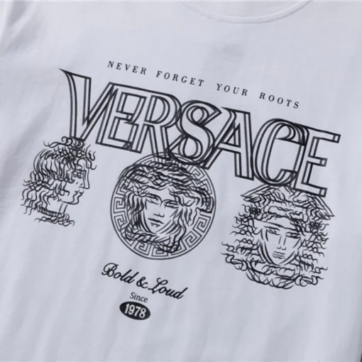 VS Medusa Logo T Shirt in White - vs0000084 - Image 6