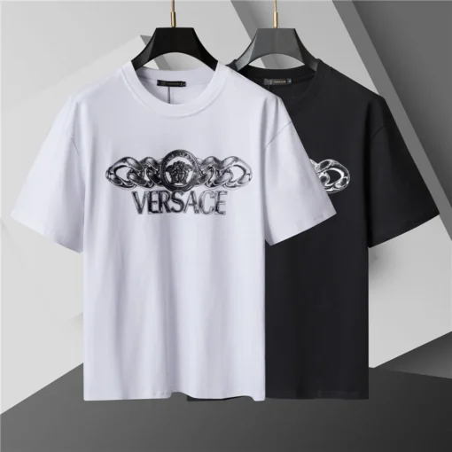 VS Medusa On Chain T-Shirt in Black - vs0000085 - Image 4