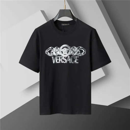 VS Medusa On Chain T-Shirt in Black - vs0000085 - Image 2
