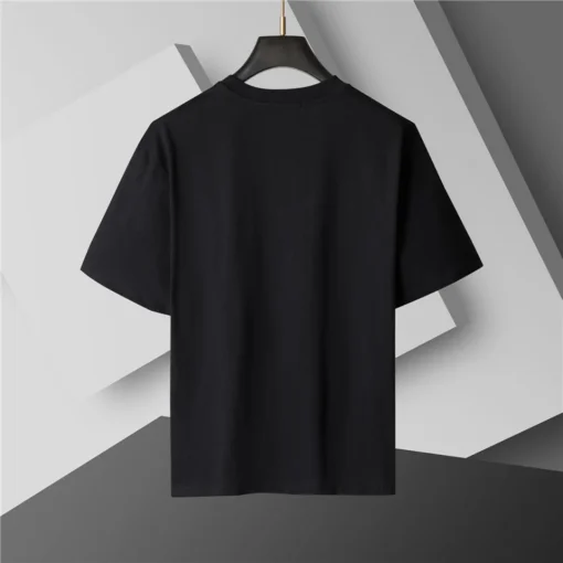 VS Medusa Safety Pin-print Cotton T-shirt in Black - vs0000087 - Image 3