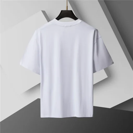 VS Medusa Safety Pin-print Cotton T-shirt in White - vs0000088 - Image 3