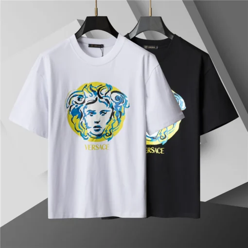 VS Painted Medusa T-Shirt in White - vs0000090 - Image 4