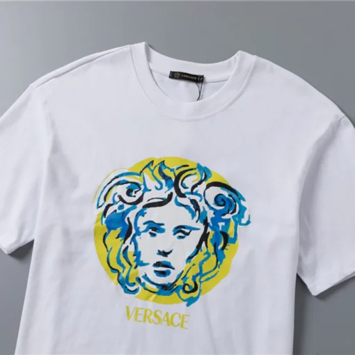 VS Painted Medusa T-Shirt in White - vs0000090 - Image 5
