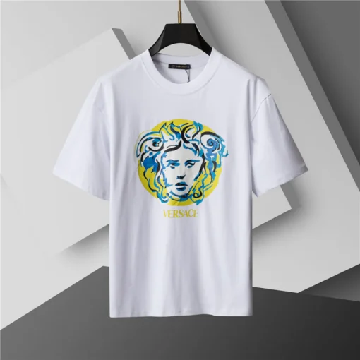 VS Painted Medusa T-Shirt in White - vs0000090 - Image 2