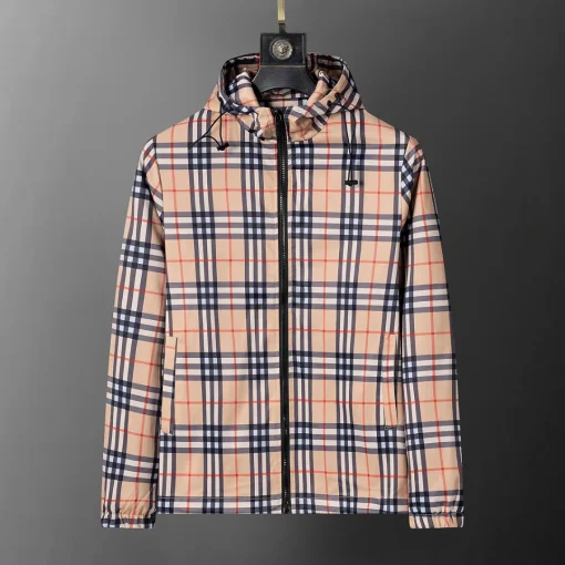 BUR Vintage Check Hooded Jacket - BUR0005 - Image 2