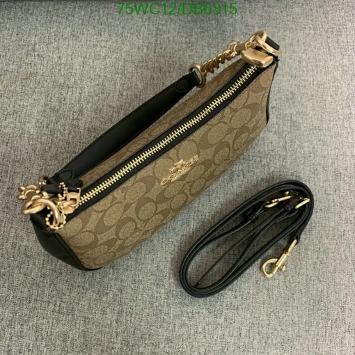 COH Teri Shoulder Bag In Beige Black - COH0013 - Image 2