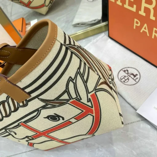 HM Steeple Printed Orange Bag - HM0003 - Image 4
