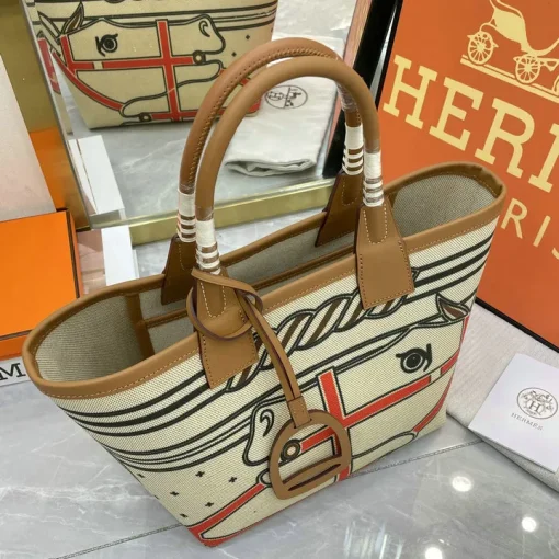 HM Steeple Printed Orange Bag - HM0003 - Image 3