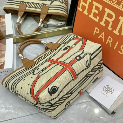 HM Steeple Printed Orange Bag - HM0003 - Image 8