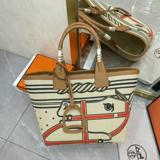 HM Steeple Printed Orange Bag - HM0003 - Image 9
