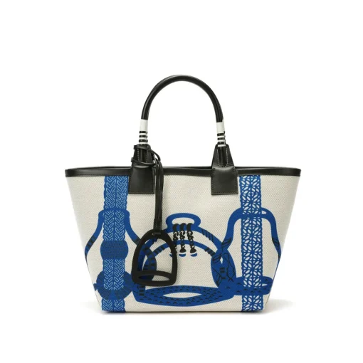 HM Steeple Printed Blue Bag - HM0004