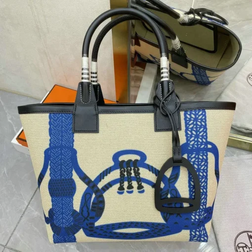 HM Steeple Printed Blue Bag - HM0004 - Image 5