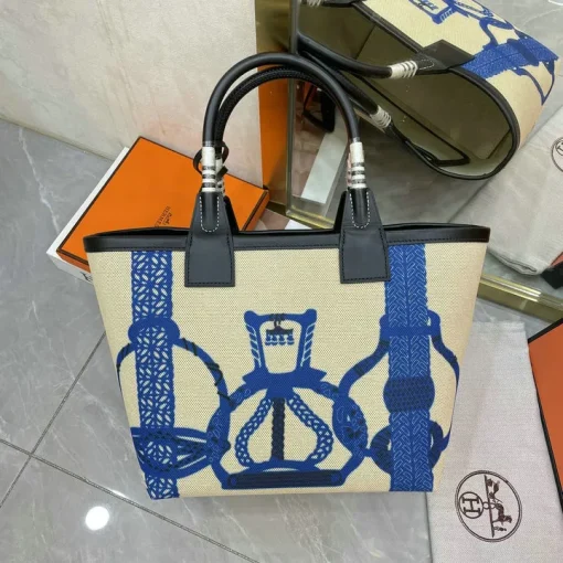 HM Steeple Printed Blue Bag - HM0004 - Image 7