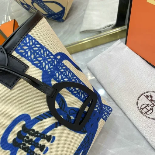 HM Steeple Printed Blue Bag - HM0004 - Image 8