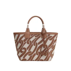 HM Steeple Printed Brown Bag - HM0007