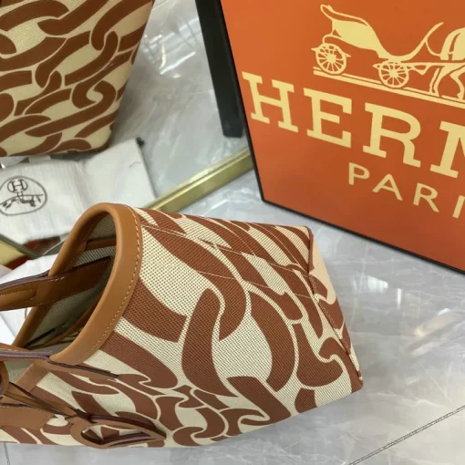 HM Steeple Printed Brown Bag - HM0007 - Image 7