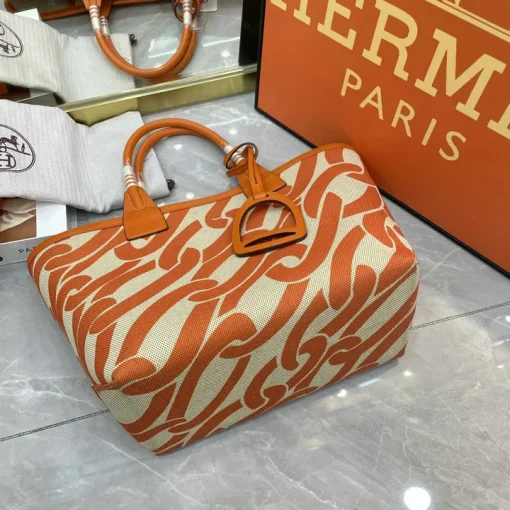 HM Steeple Printed Orange Bag - HM0008 - Image 3