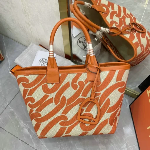 HM Steeple Printed Orange Bag - HM0008 - Image 5