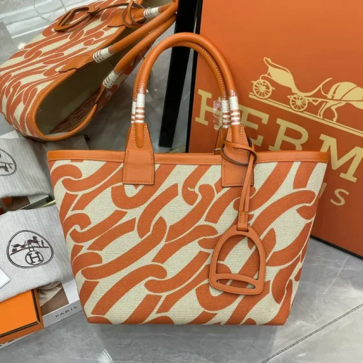 HM Steeple Printed Orange Bag - HM0008 - Image 9