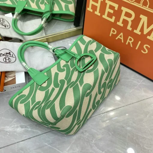 HM Steeple Printed Green Bag - HM0009 - Image 5