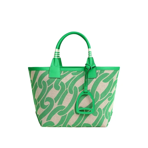 HM Steeple Printed Green Bag - HM0009