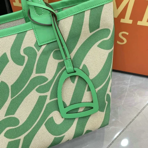HM Steeple Printed Green Bag - HM0009 - Image 10