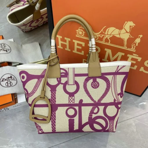 HM Steeple Printed Purple Bag - HM0010 - Image 8