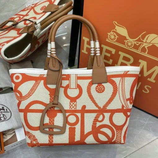 HM Steeple Printed Orange Bag - HM0011 - Image 3