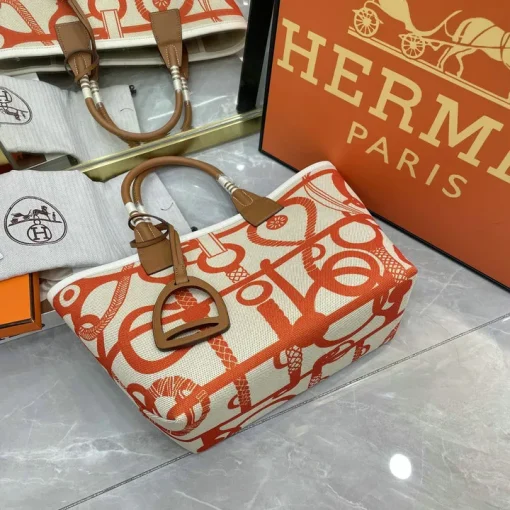 HM Steeple Printed Orange Bag - HM0011 - Image 4