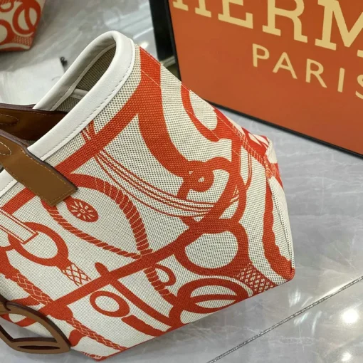 HM Steeple Printed Orange Bag - HM0011 - Image 6