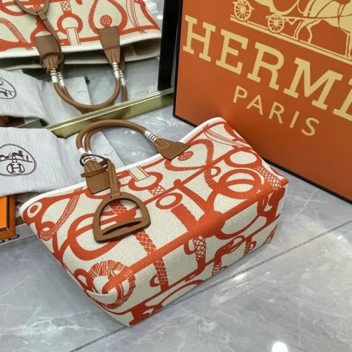 HM Steeple Printed Orange Bag - HM0011 - Image 8