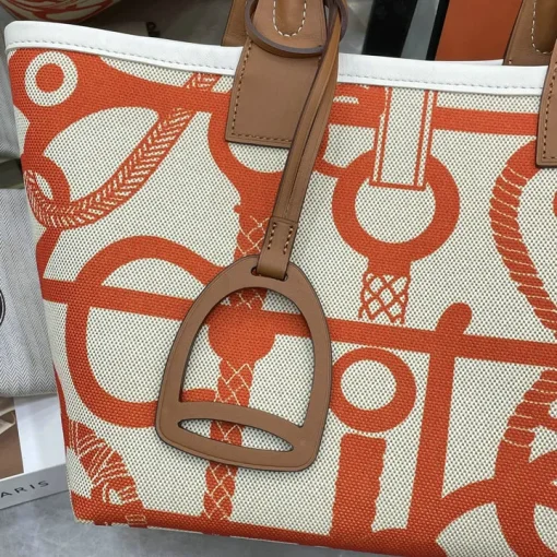 HM Steeple Printed Orange Bag - HM0011 - Image 11