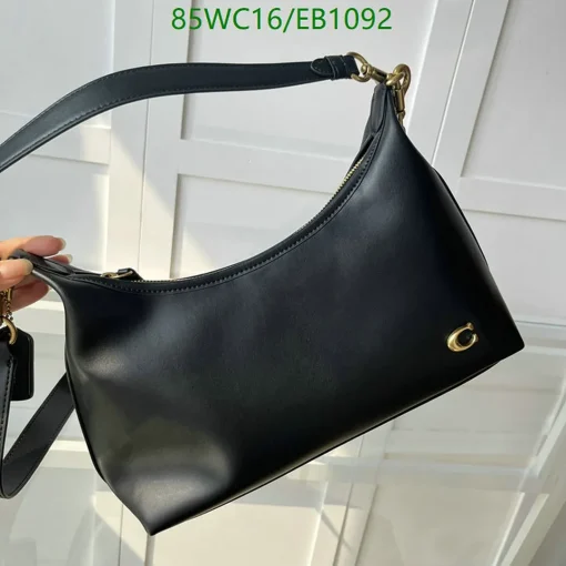 COH Juliet Black Shoulder Bag - COH0005 - Image 7