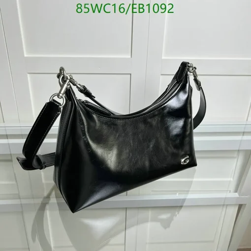 COH Juliet Black Shoulder Bag - COH0006 - Image 4