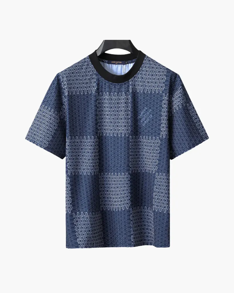 LOV Jacquard Damier T-Shirt