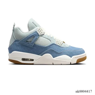 AJ 4 Denim Worn Blue Shoes Sneakers – nk0004418