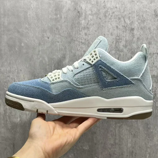 AJ 4 Denim Worn Blue Shoes Sneakers – nk0004418 - Image 13