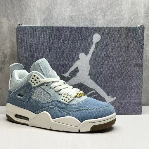 AJ 4 Denim Worn Blue Shoes Sneakers – nk0004418 - Image 6