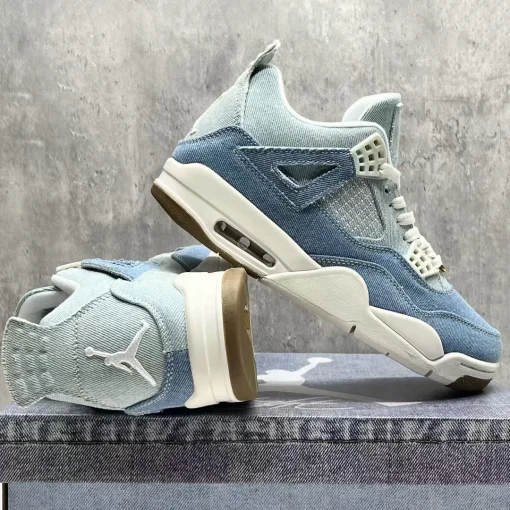 AJ 4 Denim Worn Blue Shoes Sneakers – nk0004418 - Image 9