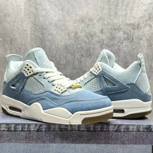 AJ 4 Denim Worn Blue Shoes Sneakers – nk0004418 - Image 8